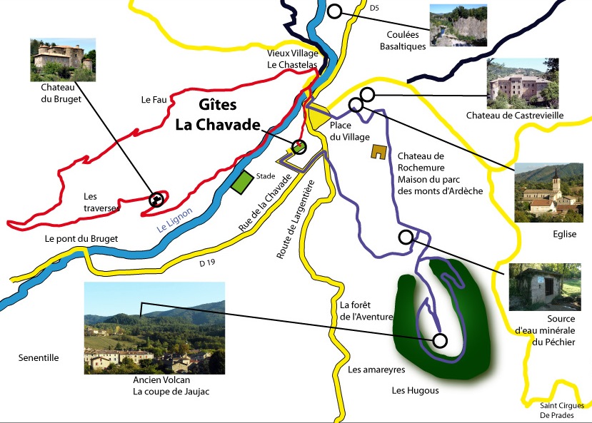 Randonnée en Ardèche - Le tour du cratère a Jaujac