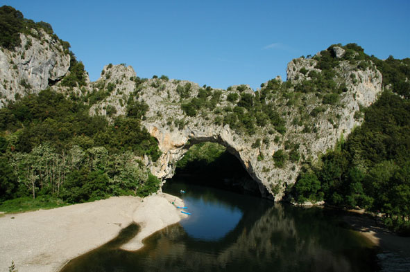 Le Pont d'Arc dans les Gorges de l'Ardèche